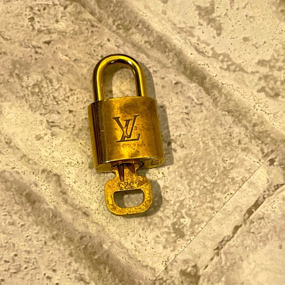 Louis Vuitton Handbags - LOUIS VUITTON Brass Lock Numbered with Matching Number Key Set